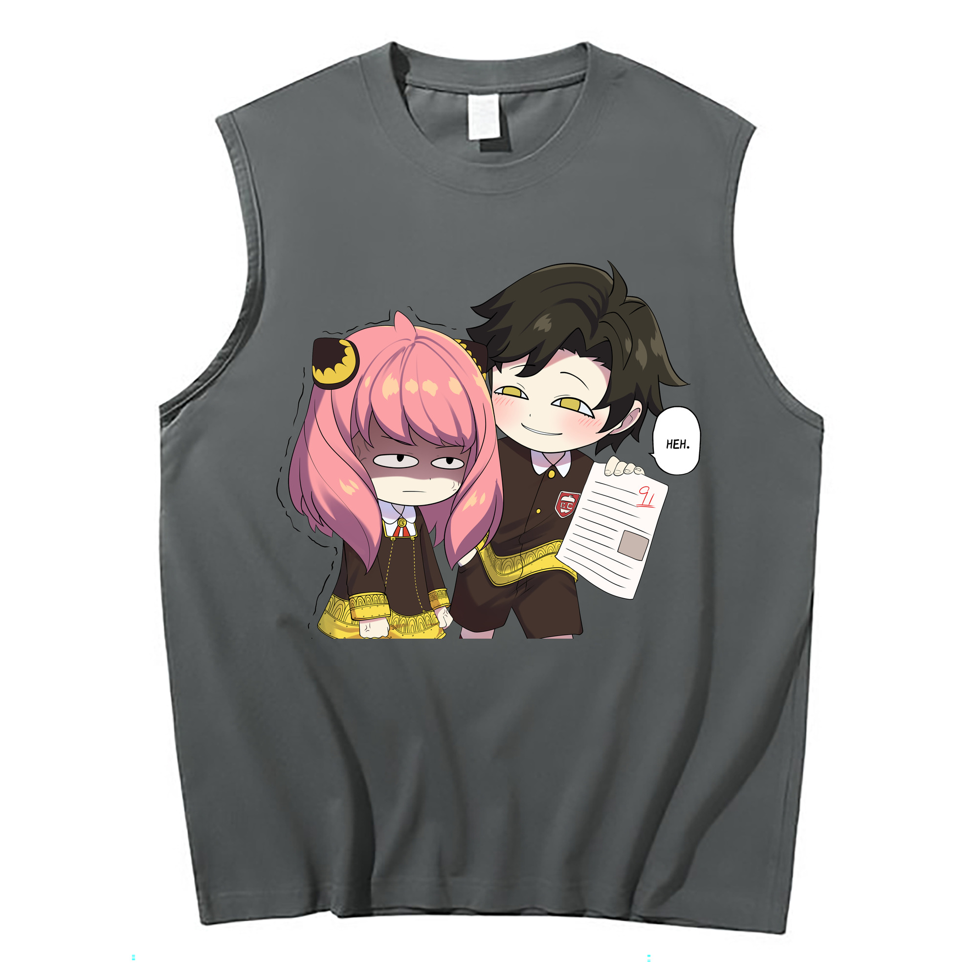 （画像用） SPY×FAMILY间谍家家酒 コットン100％タンクトップ（フロントプリント）